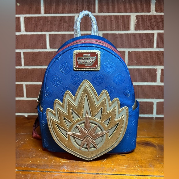 Loungefly Handbags - Loungefly Marvel Guardians of the Galaxy Vol 3 Ravager Badge Mini Backpack-NWT
